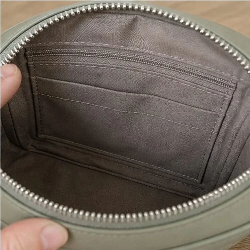 Sage Quilted Crossbody Bag